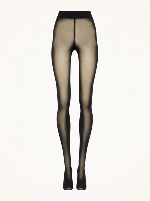 Wolford Pure 50 Pancuchy Čierne | WPSLH-3402