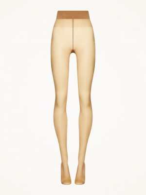 Wolford Satin Touch 20 Pancuchy Caramel | MZVBE-9063