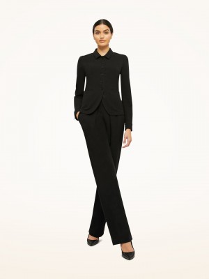 Wolford The Blouse Effect Blejzer Čierne | UDOIY-1376