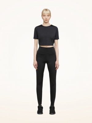 Wolford The Workout Leginy Čierne | EZULN-8970