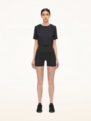 Wolford The Workout Shorts Leginy Čierne | EUOKQ-2738