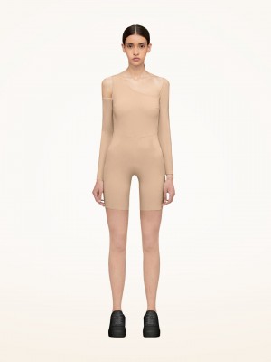 Wolford Warm Up Kombineza Almond | ZVMTD-3810